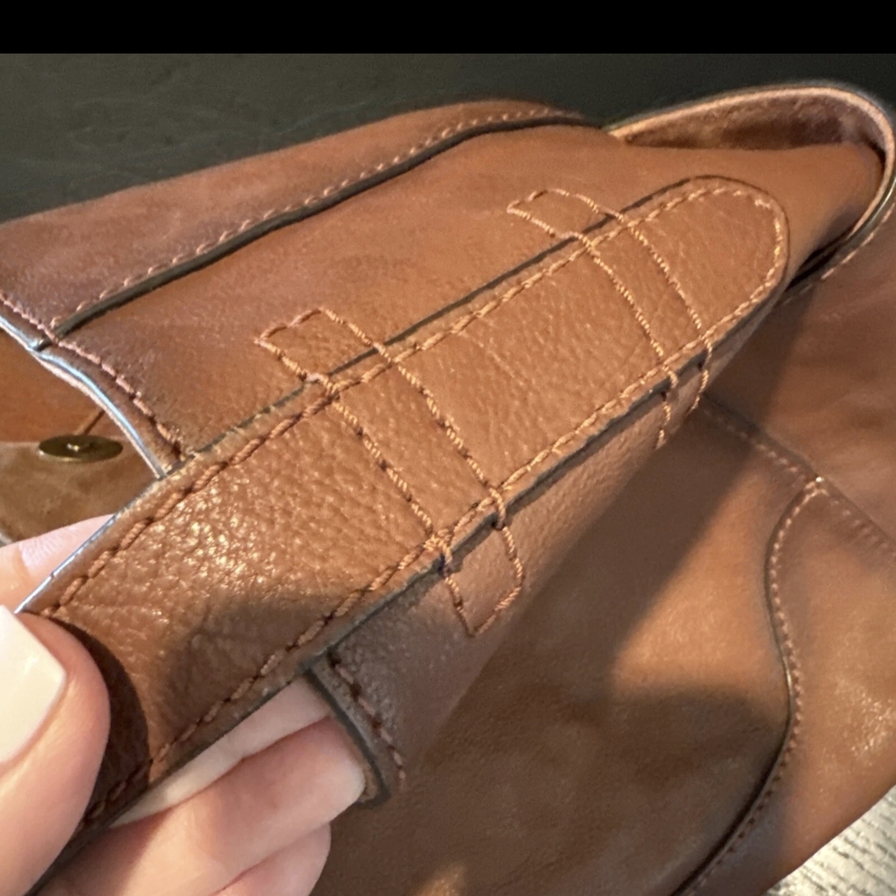 Frye Tan Leather Shoulder Bag - Picture 8 of 16